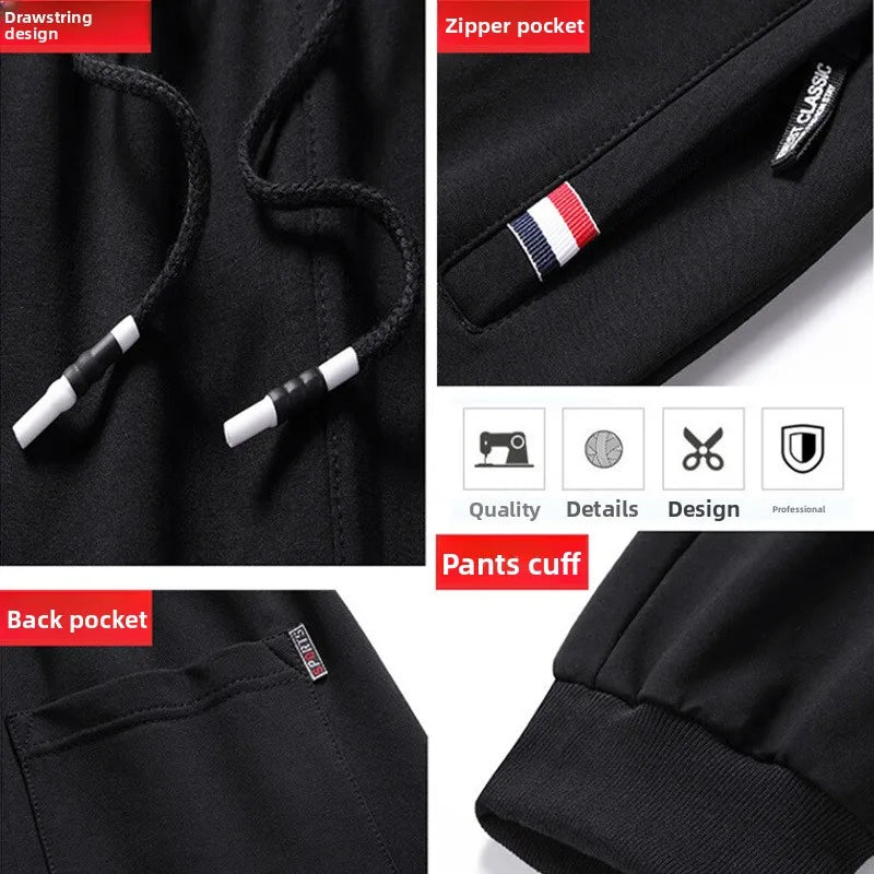 Autumn Pants Loose Gyms Jogger Track Pants Mens 6XL  8XL Men Fitness Sportswear Tracksuit Elastic Waist Sweatpants Cotton Trouse