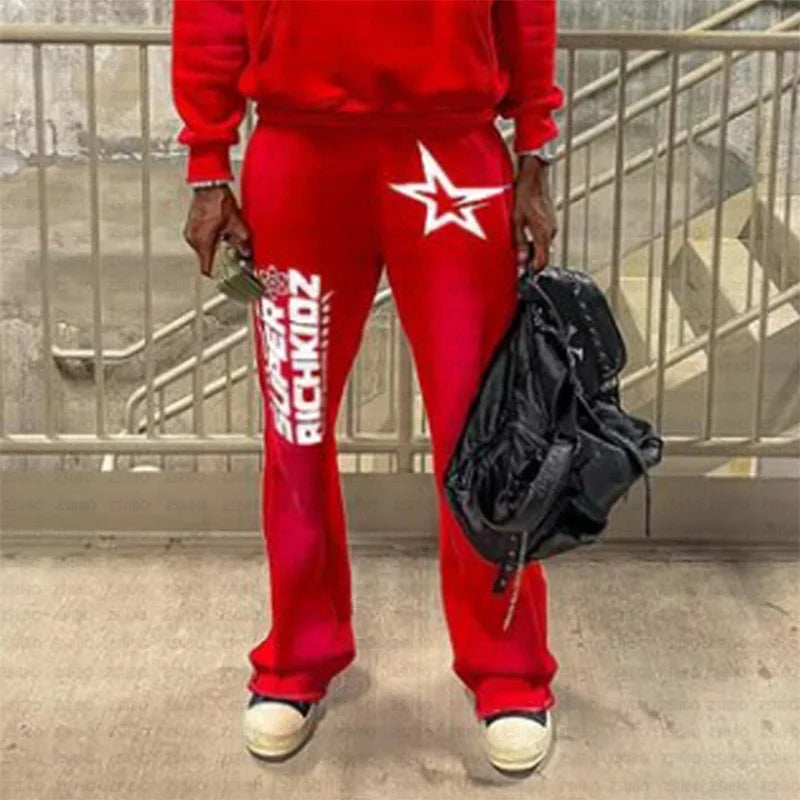 2025 Autumn/Winter New Y2K Clothes Men's clothing and Women's  Pants Fitness Pants Fashion Trend High Street Pants Casual Pants