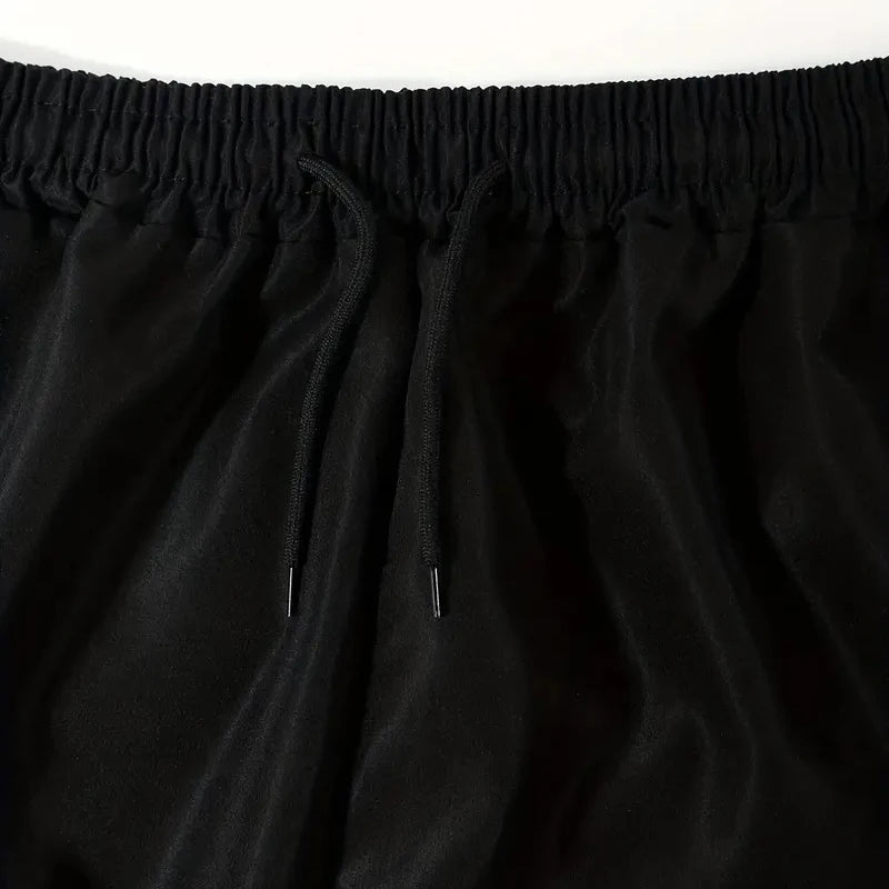 Outdoor Casual Pants Men's wear-resistant loose-fitting straight-leg multi-pocket overalls men's trousers