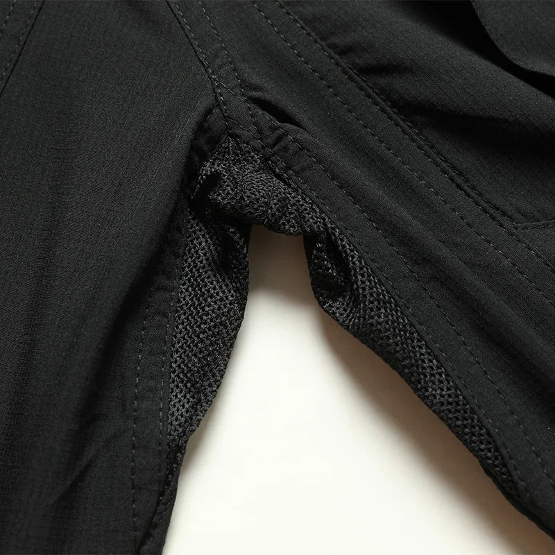 Spring Autumn Men Long Sleeved Shirt Men Tactical Work Shirts Tops Outdoor Multi-pocket Quick Drying Hiking Fishing Cargo Shirts