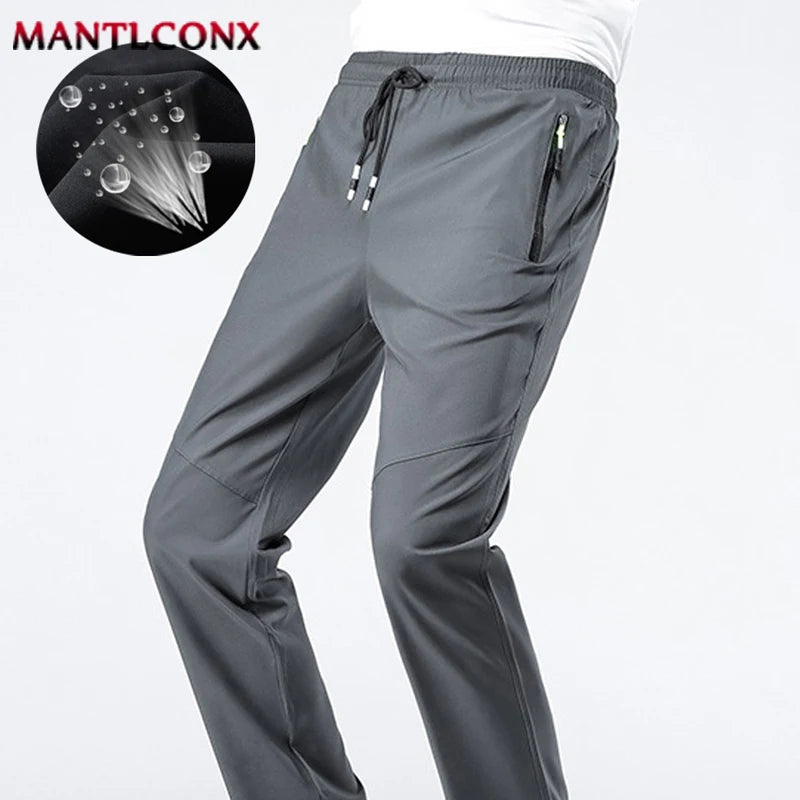 Elastic Waist Jogger Sweatpants Men Casual Classic Sport Men's Pants Quick Dry Straight Trousers Breathable Plus Size 4XL 5XL