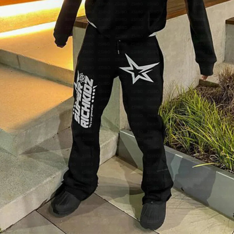 2025 Autumn/Winter New Y2K Clothes Men's clothing and Women's  Pants Fitness Pants Fashion Trend High Street Pants Casual Pants