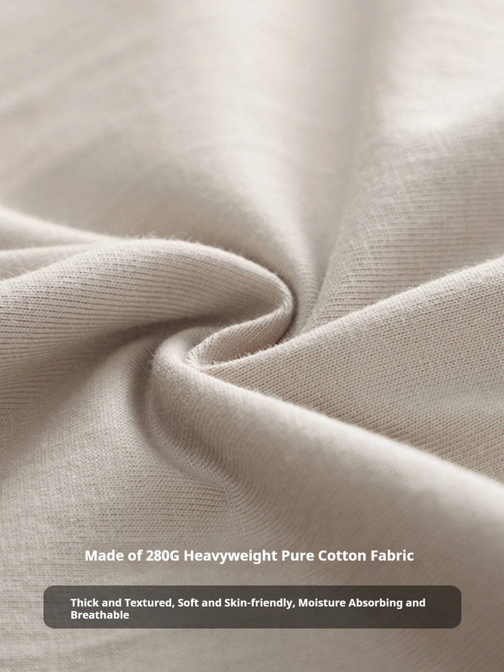 Dukeen 270G Heavyweight Half-Turtleneck Long-Sleeve T Shirts for Men Autumn 100% Cotton Solid Color Undershirt Men's Clothing