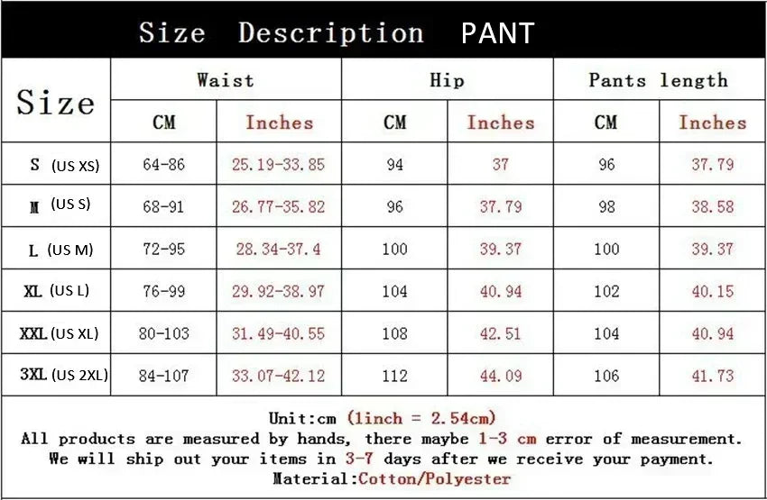 Mens Print Pants Autumn_Winter in Men's Clothing Trousers Sport Jogging Fitness Running Trousers Harajuku Streetwear Pants S-3XL